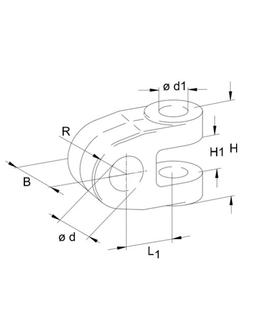 CHAPE POUR BARRE DE POUSSÉE HYDRAULIQUE WALTERSCHEID