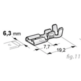 COSSES PLATES STANDARD ET POUR BOITIER ''AMP''