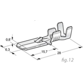 COSSES PLATES STANDARD ET POUR BOITIER ''AMP''