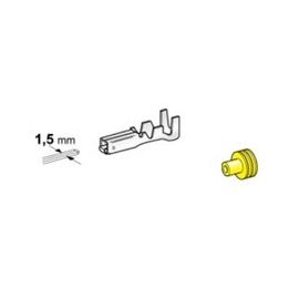 CONNECTEUR ÉTANCHE MÂLE - TYPE AMP SUPERSEAL - SÉRIE 1,5MM²