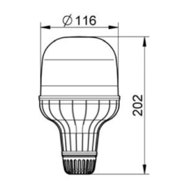 Gyrophare Eurorot SIRENA 12/24V - Flexible