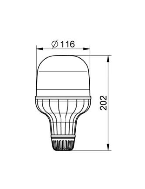 Gyrophare Eurorot SIRENA 12/24V - Flexible