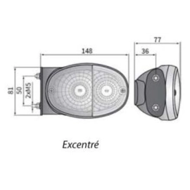 Feux Avant 2 Fonctions John Deere / Universel