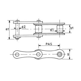 Attache Rapide à Pas Long