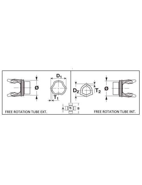 Mâchoire de Tube FREE ROTATION BONDIOLI