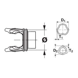 Mâchoire de Tube FREE ROTATION BONDIOLI