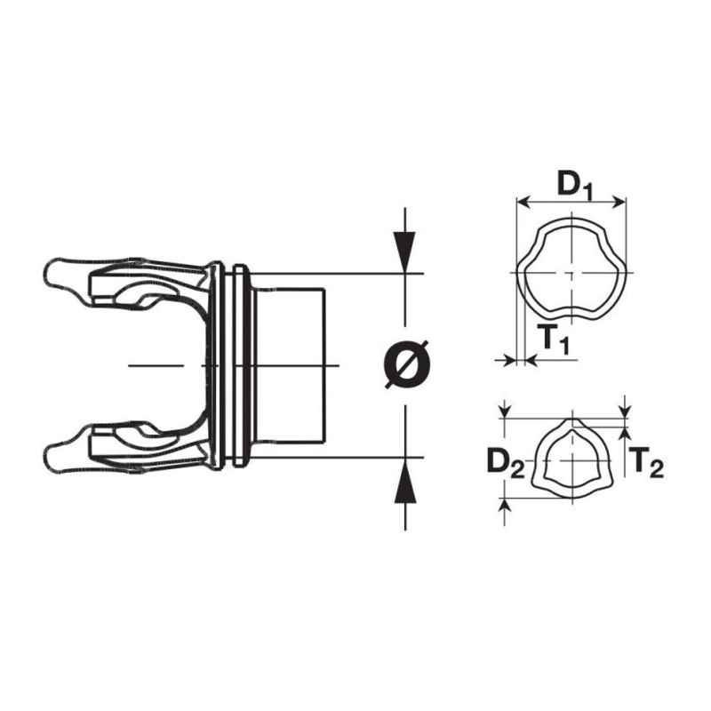 Mâchoire de Tube FREE ROTATION BONDIOLI