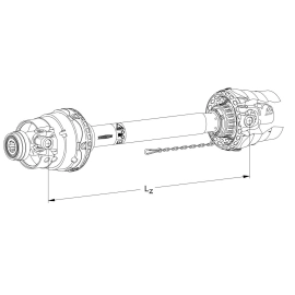 Transmission avec DEUX JDH 80deg