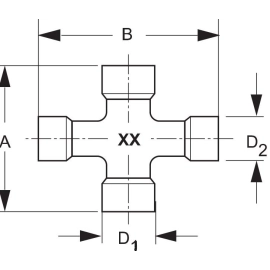 Mâchoire Double 80deg Série W