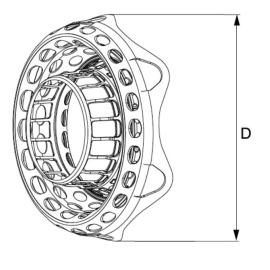 Flexo élément avec bague