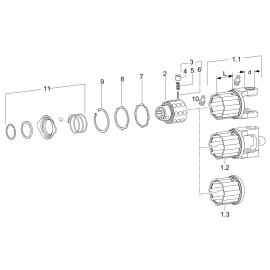 Limiteur à cames en étoile K31B A K36B