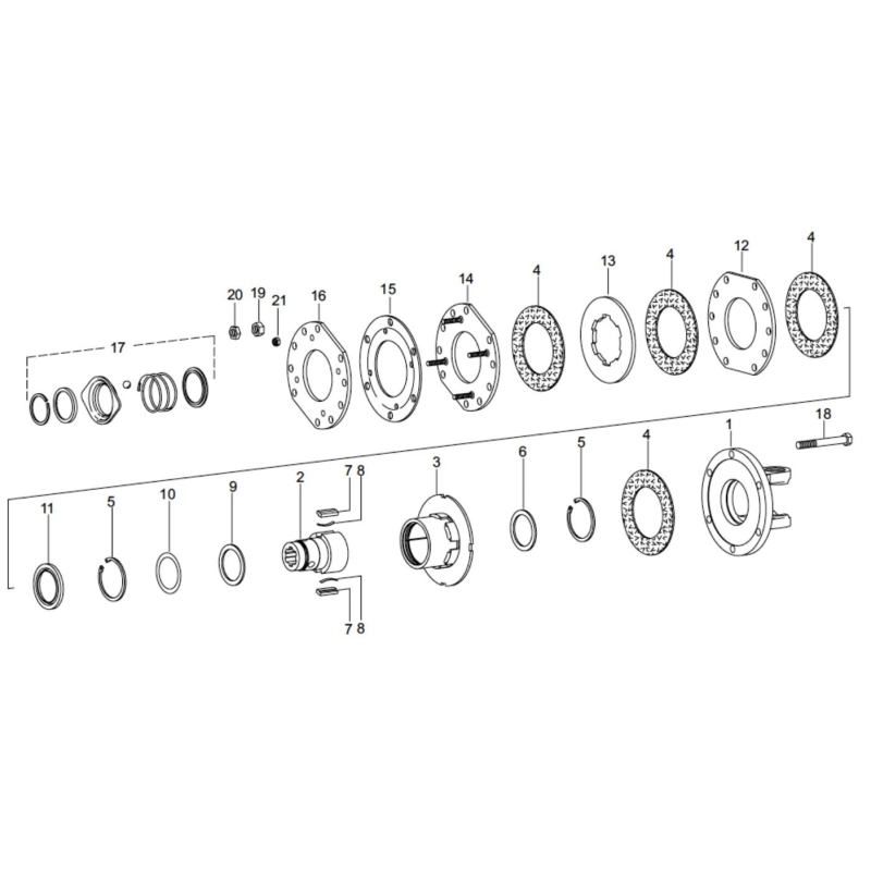 Limiteur friction et roue libre FK