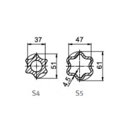 TUBE ADAPTABLE ETOILE