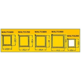 TUBE ADAPTABLE RECTANGLE