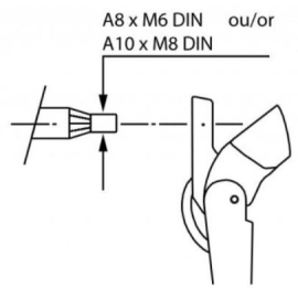 Bras d'essuie-glace pantographes ajustables type 12