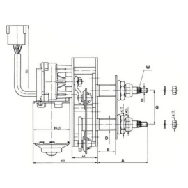 Moteurs d'essuie-glace type 411