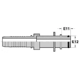 FKATL : sortie type KARCHER tube lisse + rondelle série CSE