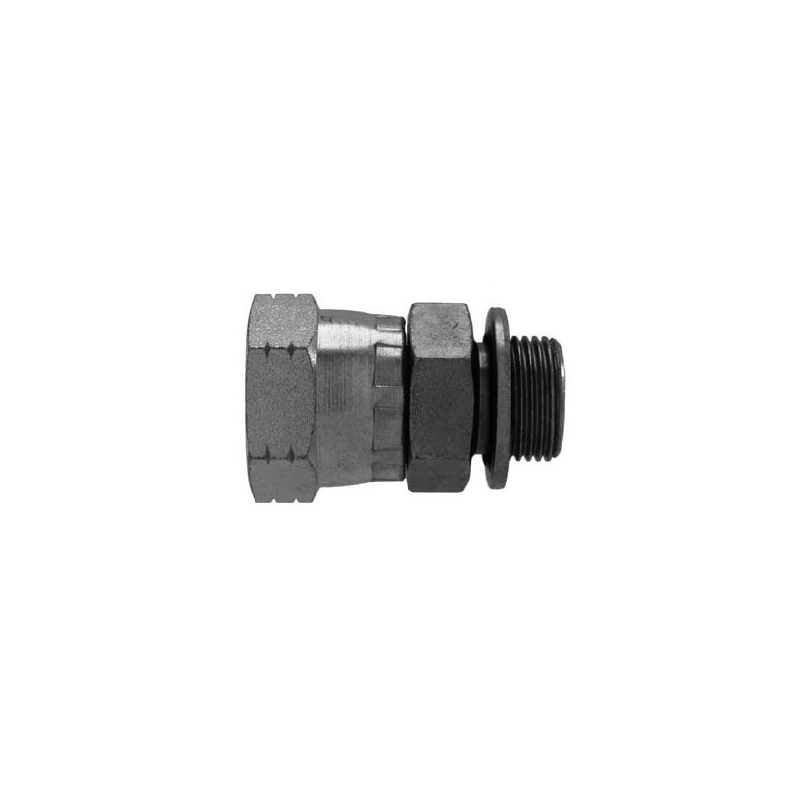 FJ - MGCYOR  Adapteur Droit Femelle JIC tournant x Mâle Gaz Cylindriq