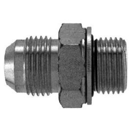 MJ - MGCYOR  Adapteur Droit Mâle JIC x Mâle Gaz Cylindrique + O RING