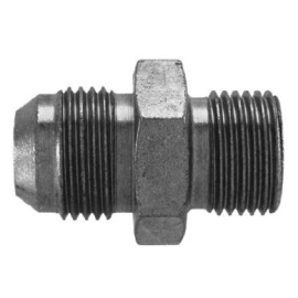 MJ - MDCT  Adapteur Droit Mâle JIC x Mâle Métrique DIN + portée de