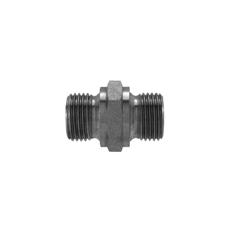 MBSP CT - MD CT  Adapteur Droit Mâle BSP x Mâle Métrique DIN + port