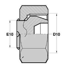 Bouchon Femelle pour tube GAZ MÉTRIQUE