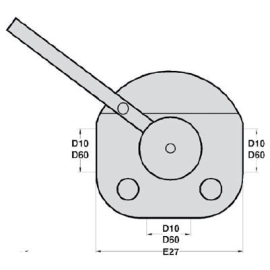 Robinet Agricole à Boisseau Cylindrique Compact 3 VOIES