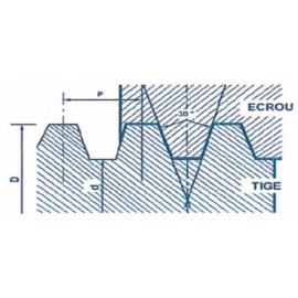 Tiges Filetées à Taraudage Trapézoïdal
