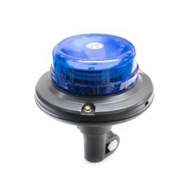 Gyrophare 12/24V LED Rotatif ULTRA PLAT- Flexible Bleu