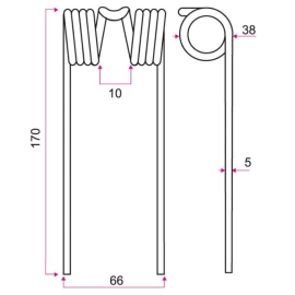 Dent PICK UP VICON 1661 8868