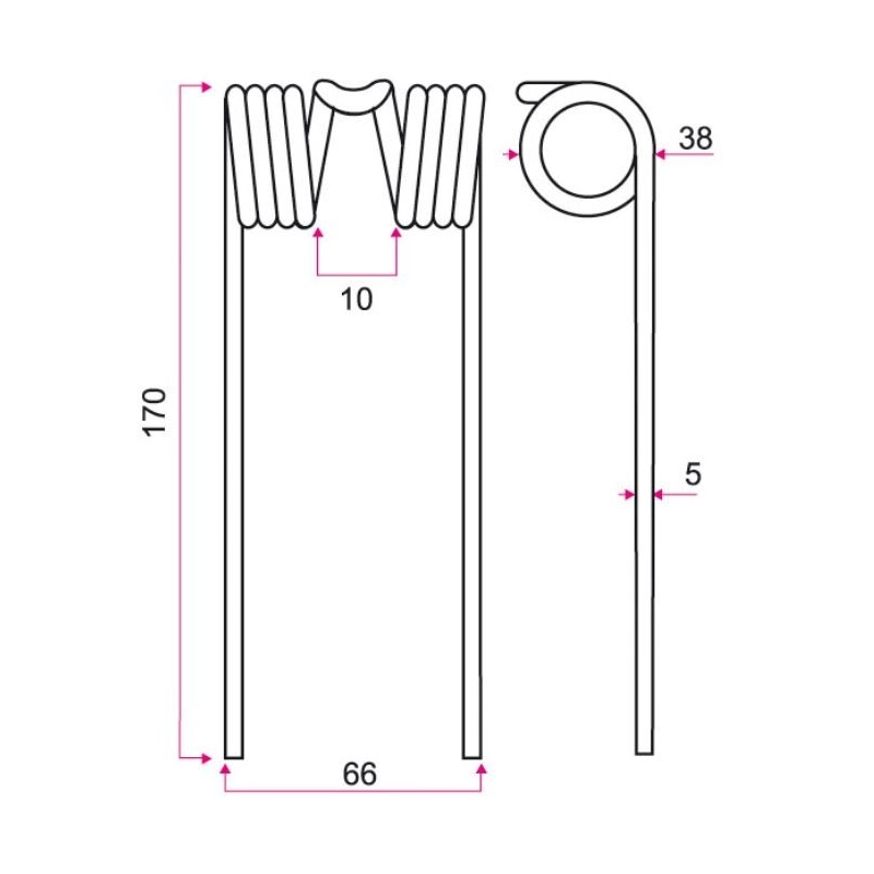 Dent PICK UP VICON 1661 8868