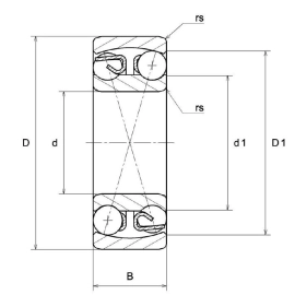 Roulements à Double Rangée de Billes OSCILLANT