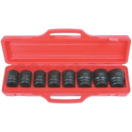 Coffret de douilles à chocs 3/4'', 8 pcs