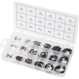 Assortiment de circlips de type interne 180 pcs