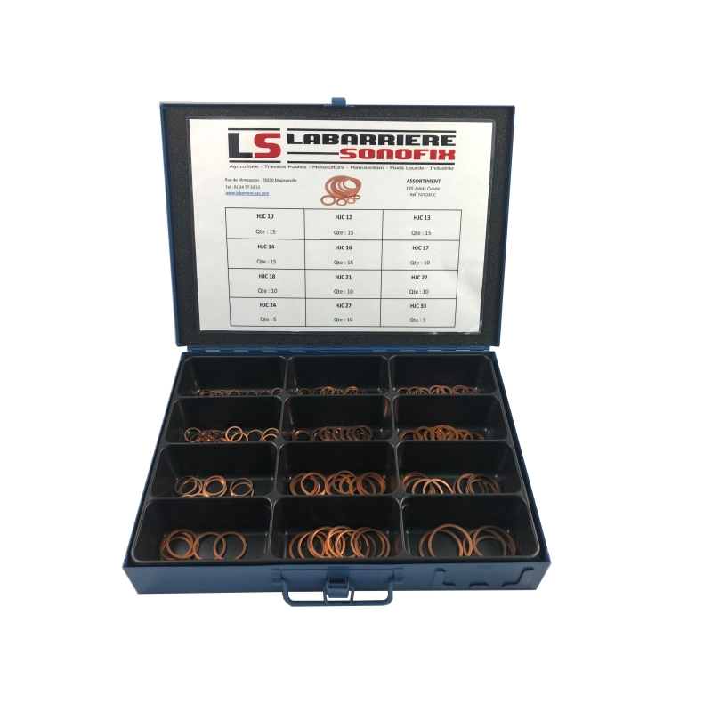 Coffret Joints cuivre