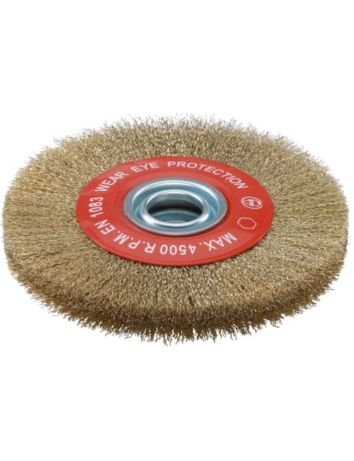 Brosse circulaire de touret fils ondulés