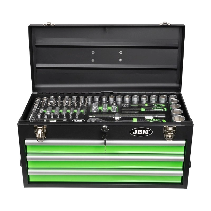 COFFRET JBM METALLIQUE A OUTILS 143 PIECES